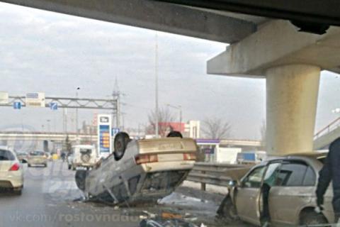 В массовом ДТП в районе «Мегамага» погибли двое