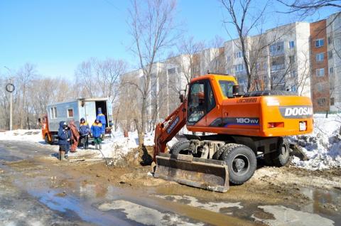 Часть Белой Калитвы осталась без воды из-за порыва водовода 