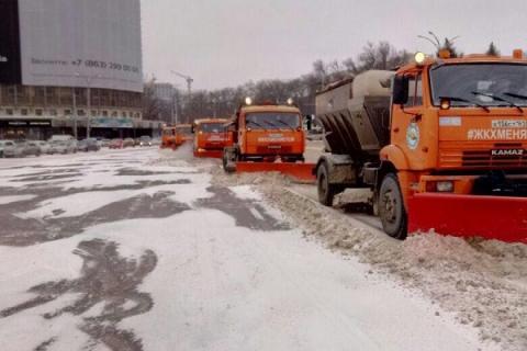 Из-за снега в Ростове введён режим повышенной готовности 