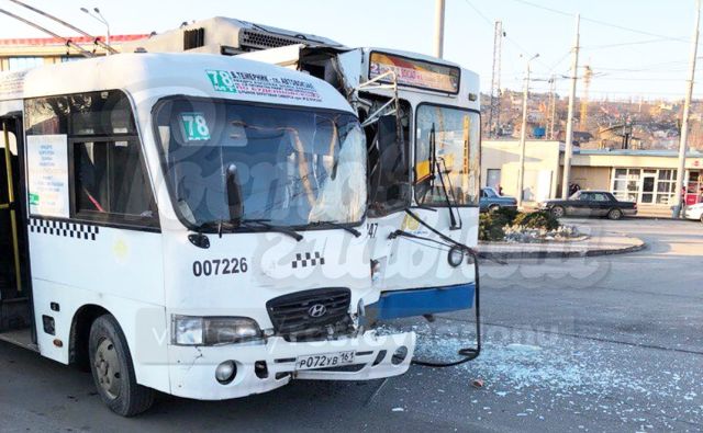 В авариях с автобусами и маршрутками в Ростове в 2018 году пострадали более 40 человек