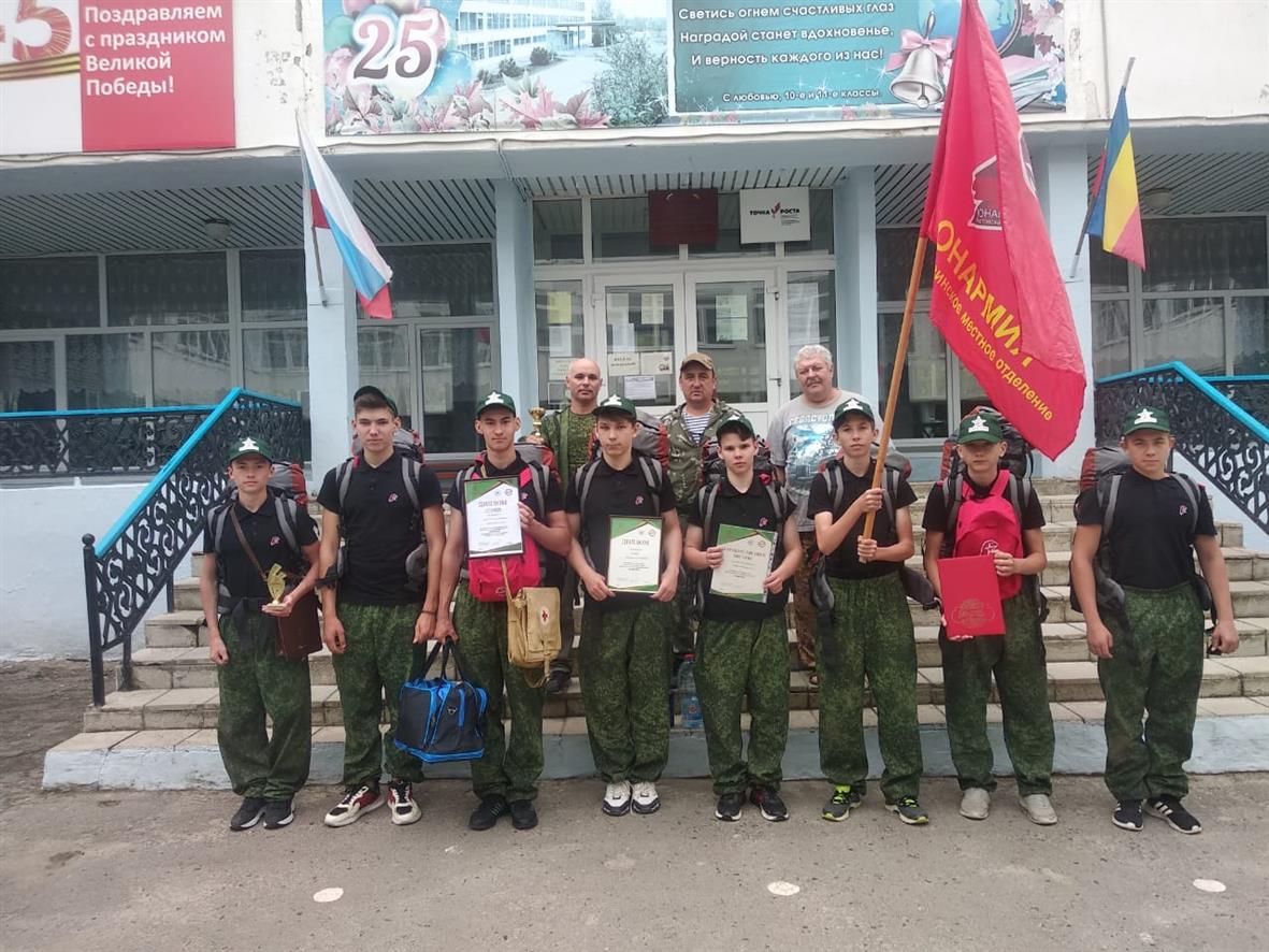 Ученики школы № 17 Белокалитвинского района получили путевку в военно-полевой лагерь «Авангард»