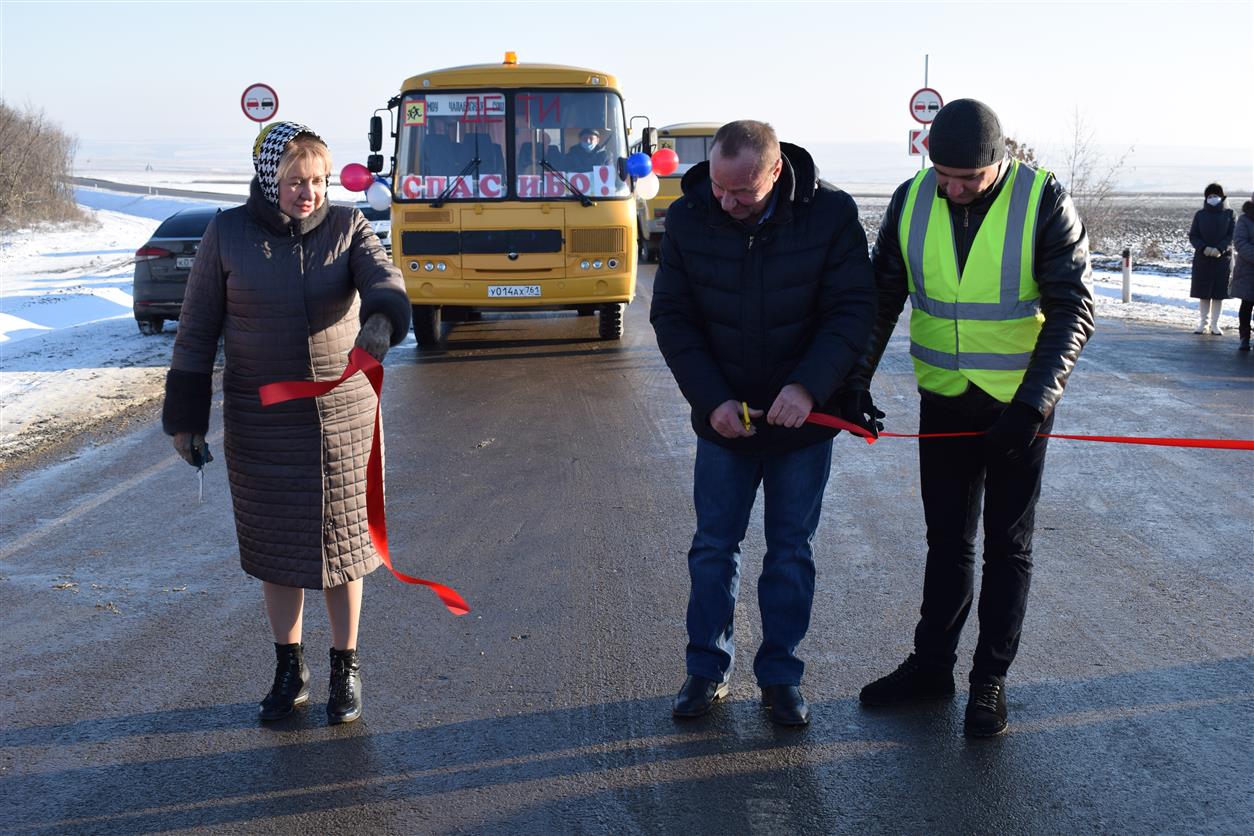Состоялось торжественное открытие автомобильной дороги к хутору Мечетный