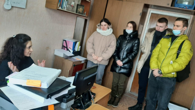 Сотрудники полиции Белокалитвинского района совместно с общественным советом встретились со студентами
